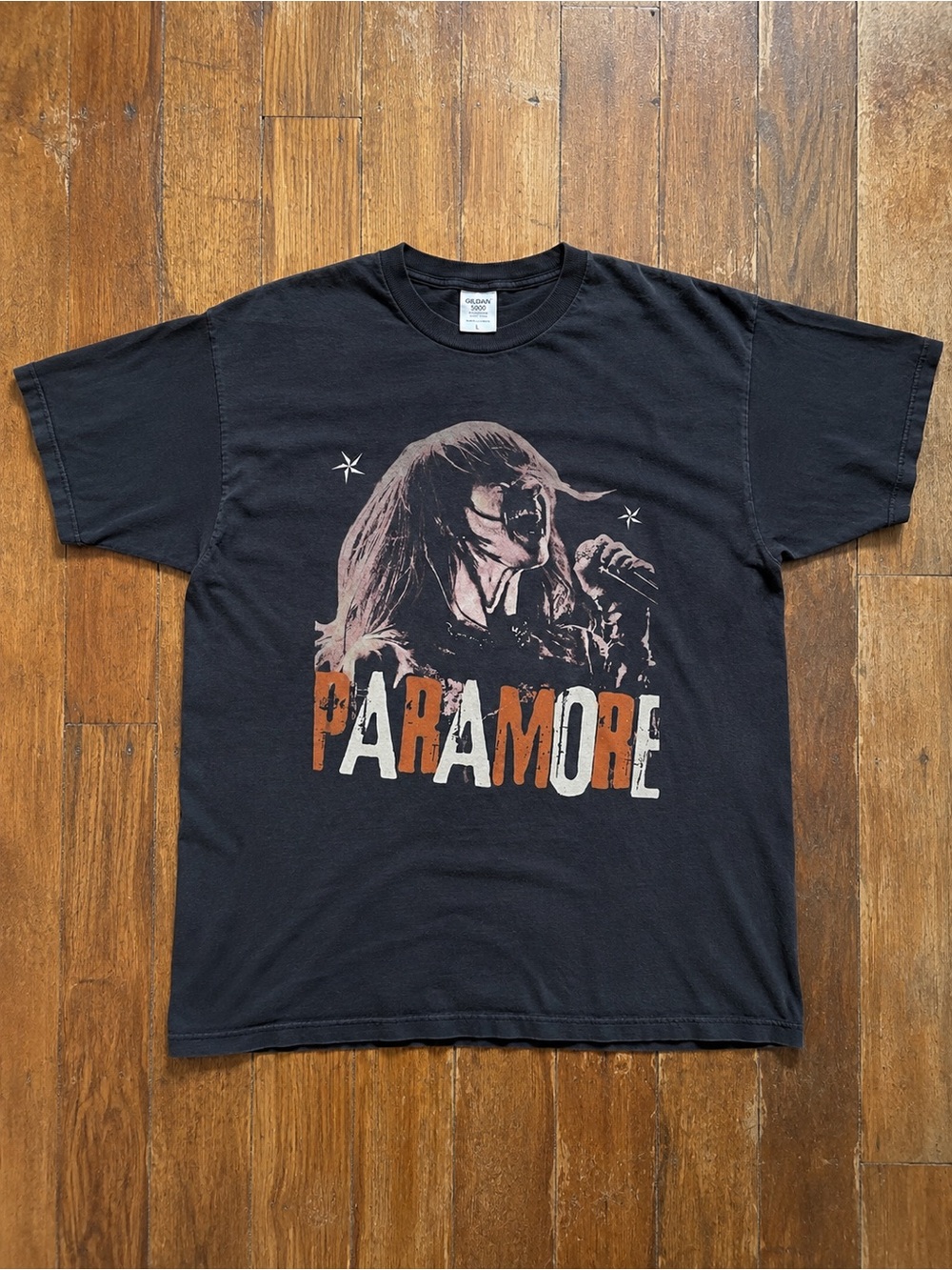 Paramore Hayley Williams Graphic T-shirt Black Alternative Rock Band Tee
